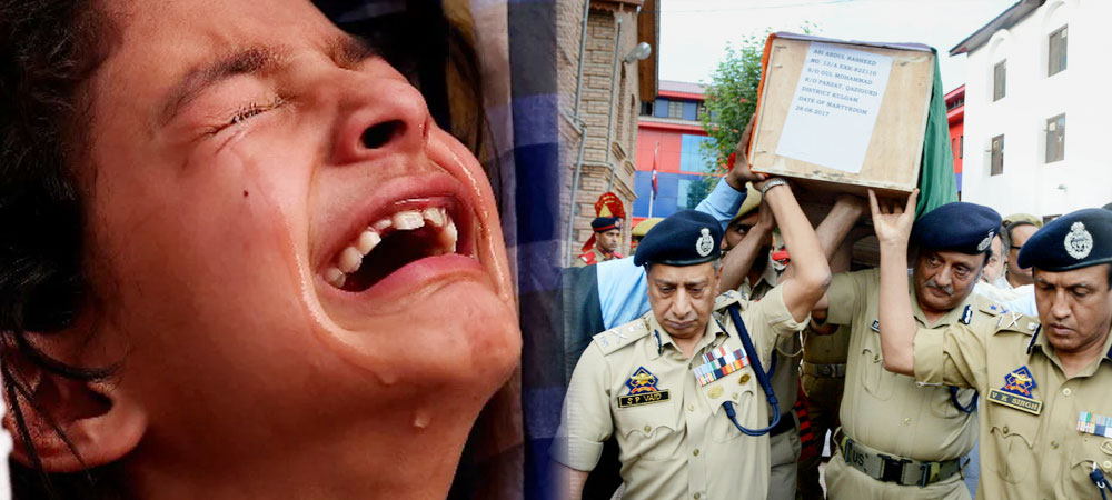कश्मीर में शहीद पुलिस वाले की बेटी के आंसू देख रोया देश, DIG बोले-अब तुम्हारे आंसुओं...