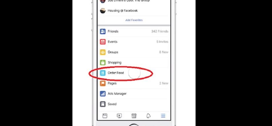 फेसबुक में इस फीचर से अब ऐसे करें गरमा-गरम ऑर्डर खाना 