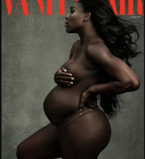 सेरेना विलियम्स ने वैनेटी फेयर के लिए कराया बेबी बंप का ये न्यूड फोटो शूट...