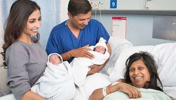 भारतीय महिला ने ब्रिटेन में दुनिया के पहले डिजिटली मॉनीटर्ड जुड़वां बच्चो को जन्म दिया, और ये है वो...