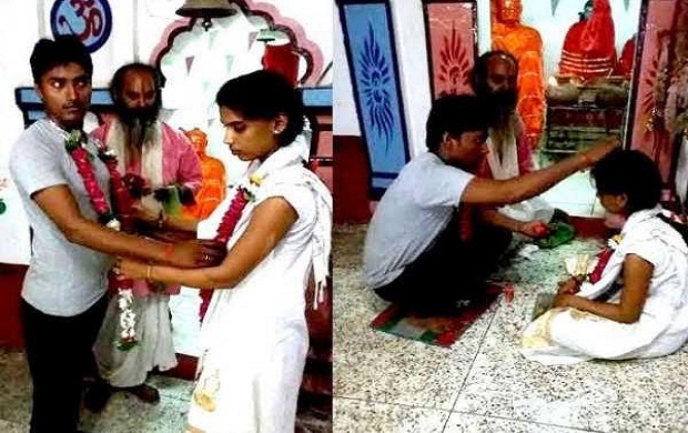 UP : हिन्दू भाई-बहन ने थाने में पहुंचकर रचाई शादी तो दारोगा ने दुल्हन के साथ …….