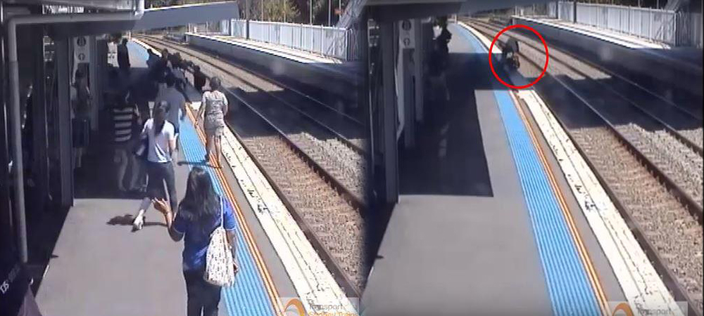पटरी पर गिरा बच्चा, ट्रेन आने के चंद सेकंड पहले मां ने...देखें पूरा विडियो