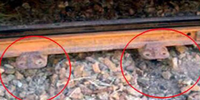 लखनऊ में ट्रेन डिरेल कराने की आतंकी साजिश नाकाम, रेल ट्रैक से गायब मिली 77 प्लेट