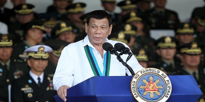 फिलीपींस के राष्ट्रपति आईसीसी में शिकायत से नहीं डरते