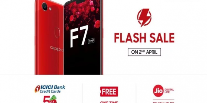 Oppo F7 की पहली ऑफलाइन और ऑनलाइन सेल आज...